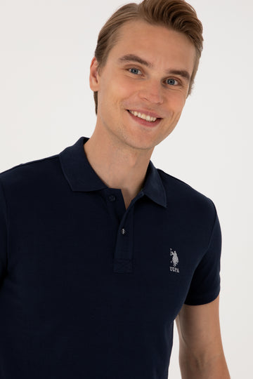 USPA Polo Shirt Men Navy VR033 USPOM293 USPA LOGO US POLO ASSN.